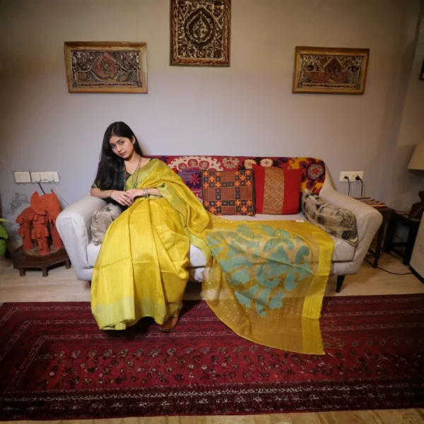 Block Print Pure Cotton Saree