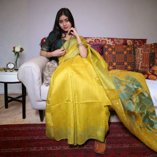 Block Print Pure Cotton Saree