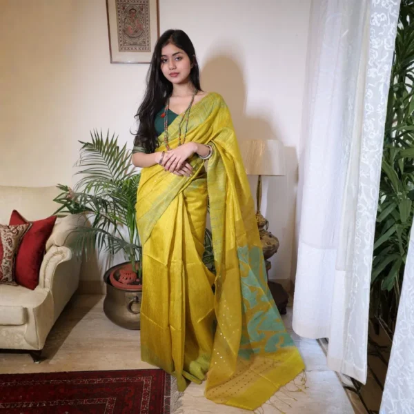 Block Print Pure Cotton Saree