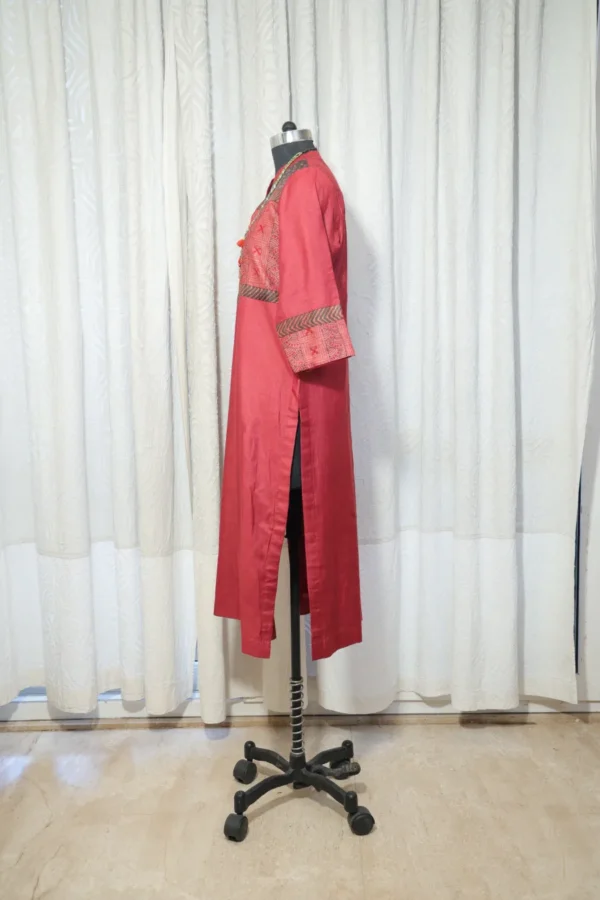 Designer red kurta