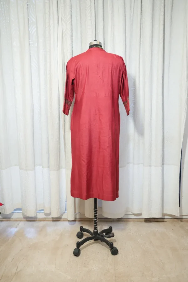 Designer red kurta