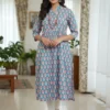 Sky Floral Kurta