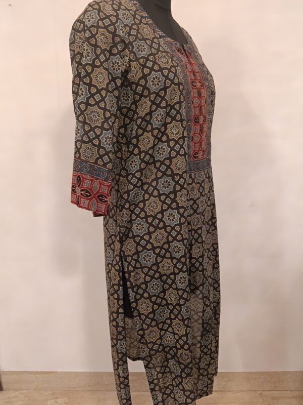 Classic Ajrak Print Kurta