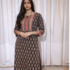 Bagh Elegance Black Paisley Kurta