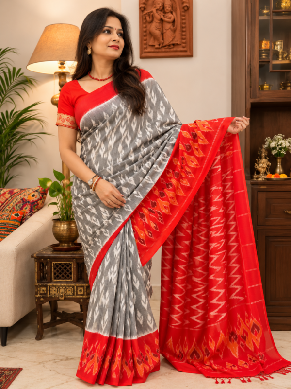 Ikat Saree